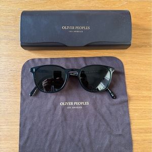 Oliver Peoples Finely Vintage Sunglasses (Black)